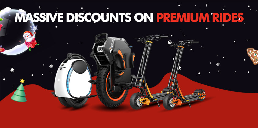 Mind-Blowing Christmas Savings: Unicycles, E-Scooters, and More!