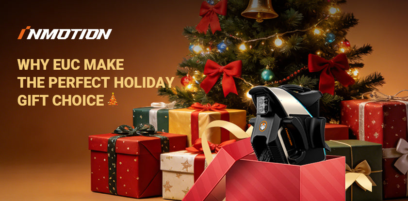 INMOTION Christmas Sale: Up to $800 off on UL-certified electric unicycles including V6, V9, V12S, and E20 models for the perfect holiday gift.