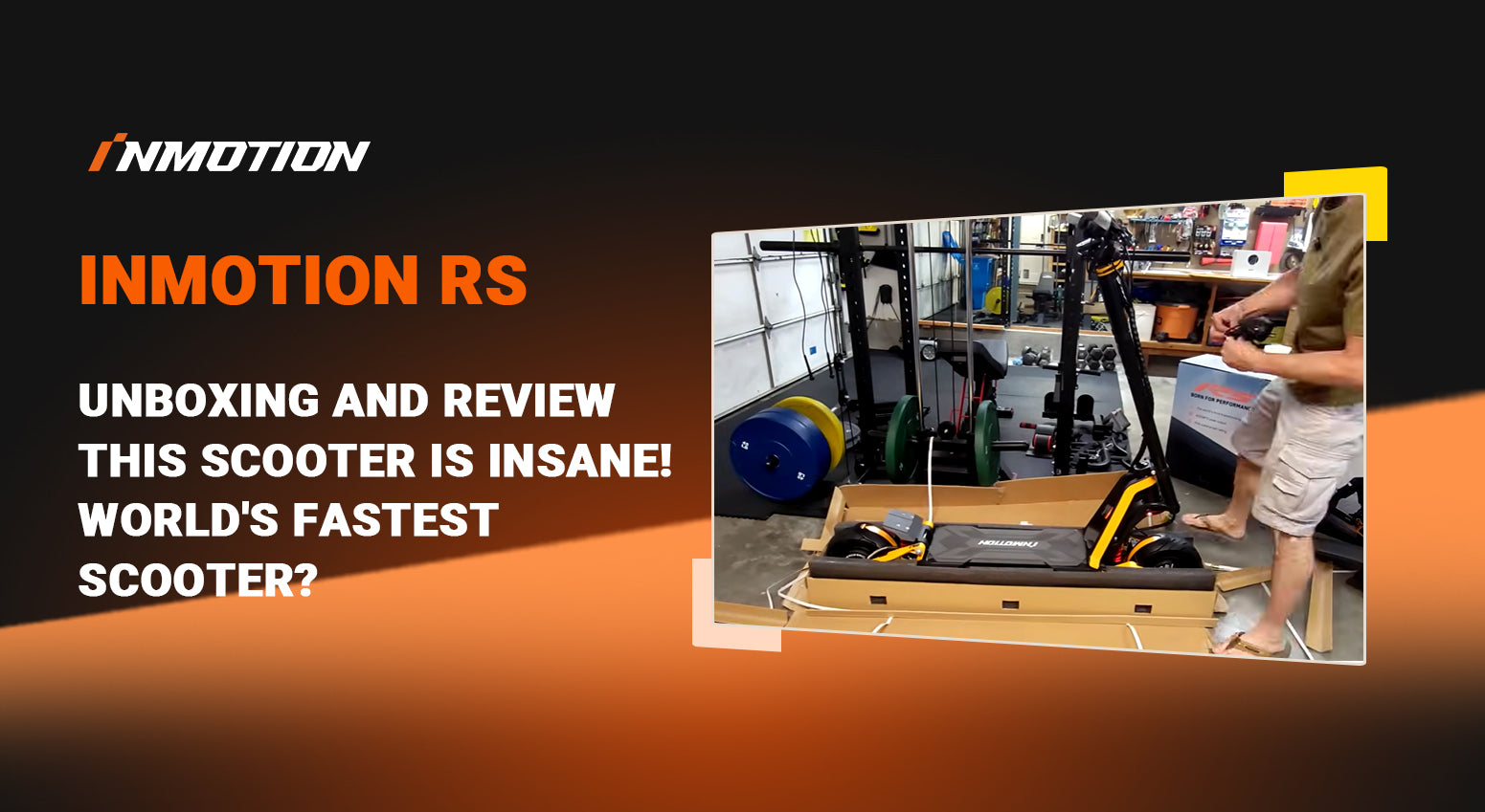 INMOTION RS electric scooter unboxing and review - world's fastest scooter
