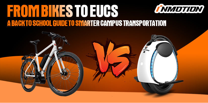 Back to School guide comparing bikes and electric unicycles for campus commuting