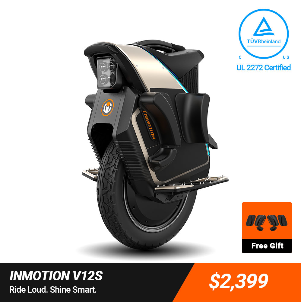 Inmotion Riding INMOTION V12S | Built for Powerful, Comfortable City Riding - INMOTION